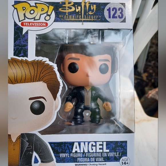 New In Box Angel From Buffy the Vampire Slayer Funco Pop With Protector Box - Picture 2 of 7